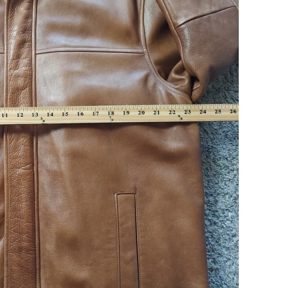 Wilsons Leather Jacket Mens L Brown Thinsulate Ultra Insulated Coat 11055-26 NEW